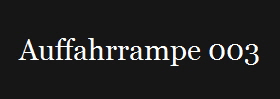 Auffahrrampe 003